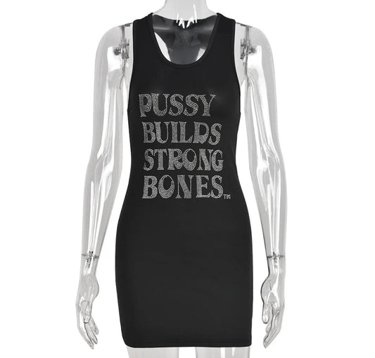 Simply Strong Bone Dress🖤